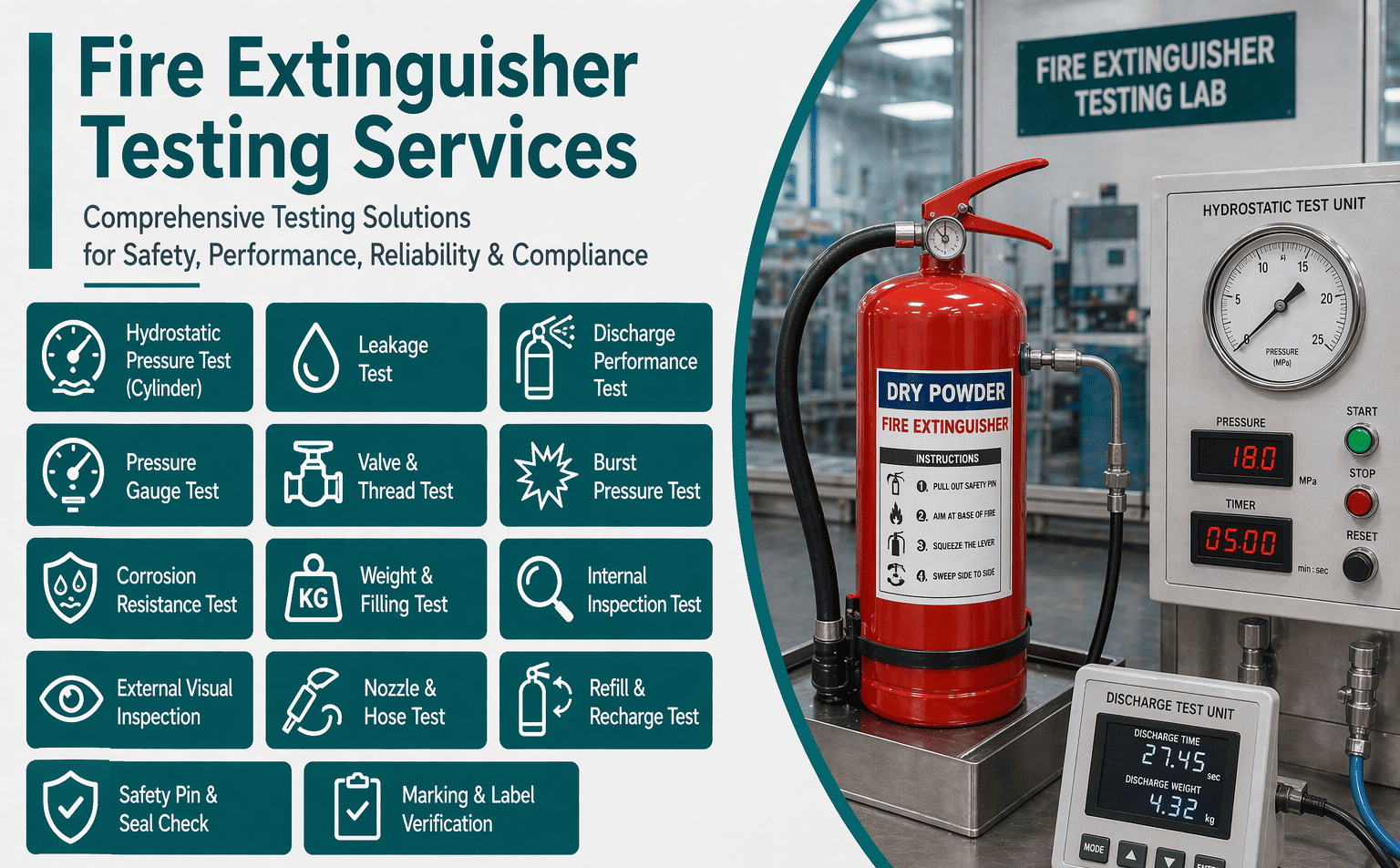 Fire Extinguisher Testing Services