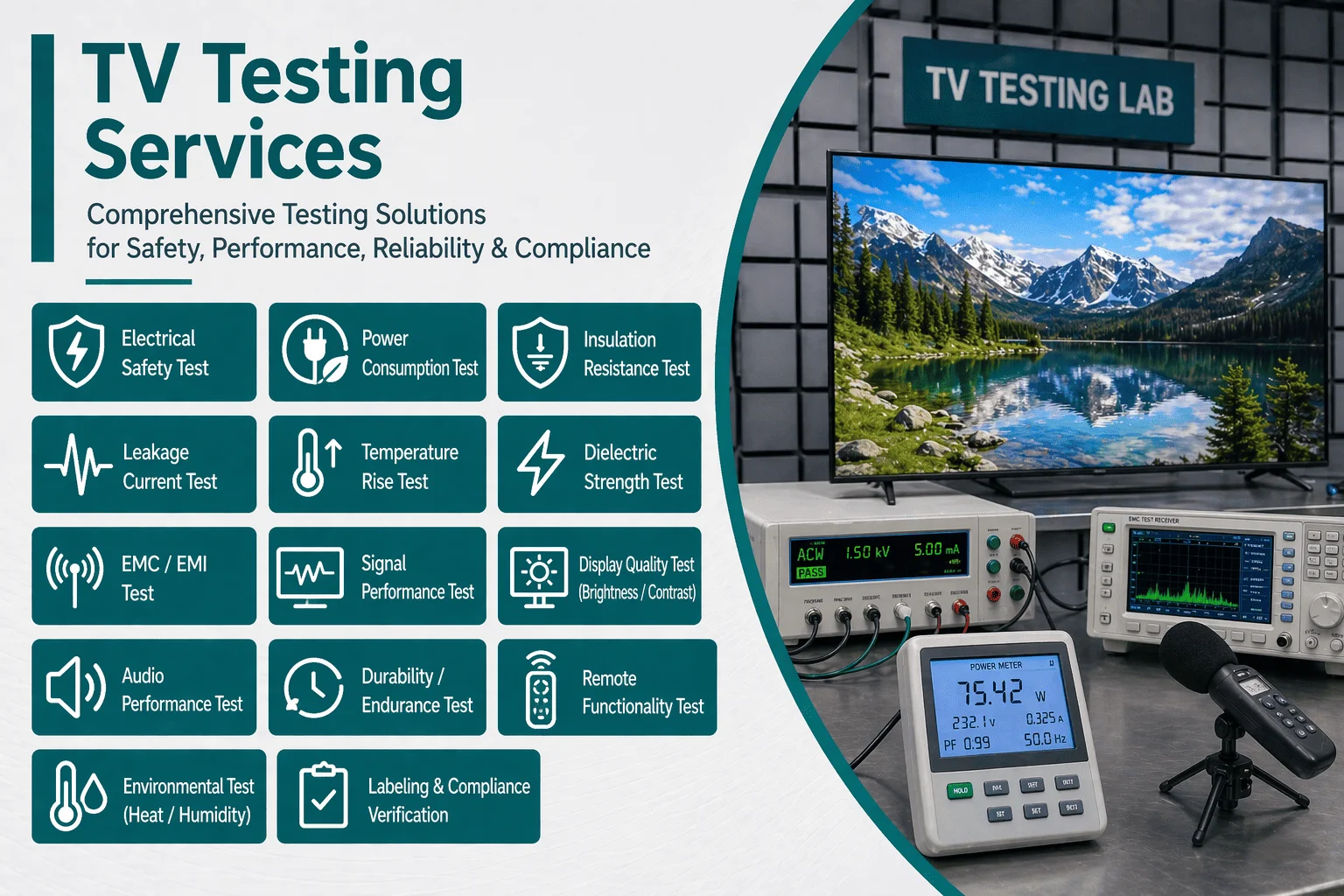 TV Testing Services Labs