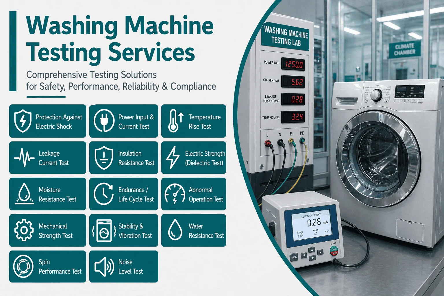 Washing Machine Testing Services